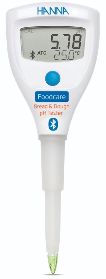 HI9810382 Hanna Instruments HALO2 Foodcare Bluetooth pH testeris maizei un mīklai