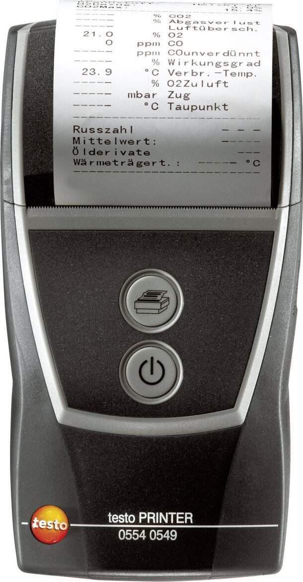 0554 0549 Testo printeris IRDA