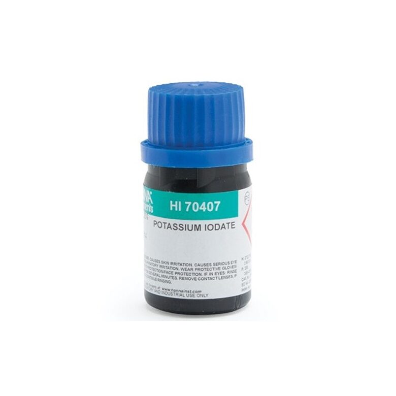 HI70407 kālija jodāta (Potassium Iodate) reaģents standarta titrācijām