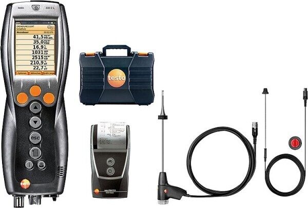 0563 3372 78 Testo 330-2 LL dūmgāzu analizatora komplekts