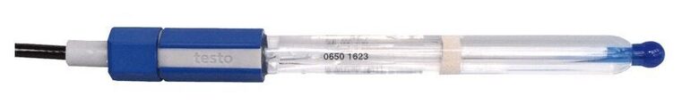 0650 1623 Testo 206-pH3 stikla elektrods (ar temperatūras sensoru)