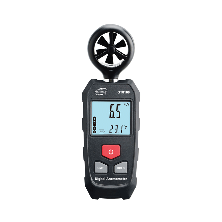 Benetech GT8160 — digitālais anemometrs