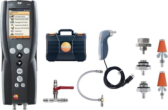 0563 3240 77 Testo 324 – Spiediena un noplūdes mērījumu ierīce 