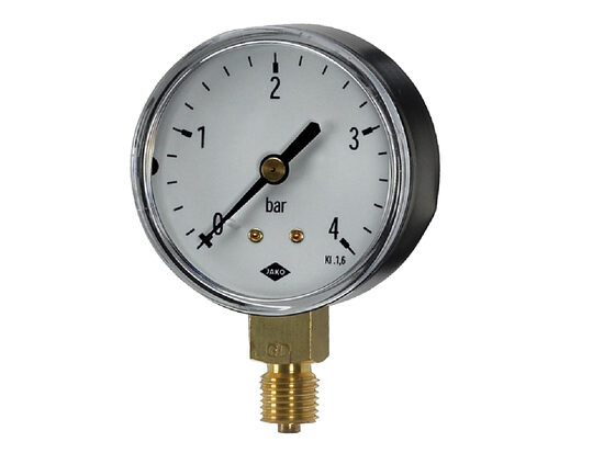 JAKO Fig.1 NG 63 -1 - 1,5 bar Manometrs ar apakšējo pieslēgumu
