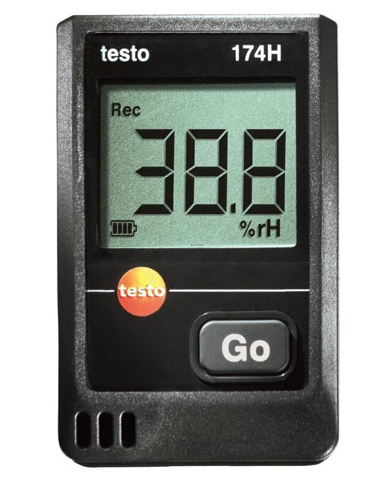 Testo 174H mitruma un temperatūras datu logeris bez nolasītāja 0572 6560