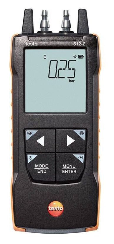 0563 2512 Testo 512-2 spiediena starpības mērītājs (0...2000 hPa)