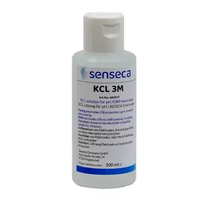 Senseca KCL 3M šķīdums pH un ORP elektrodu uzglabāšanai un uzpildei