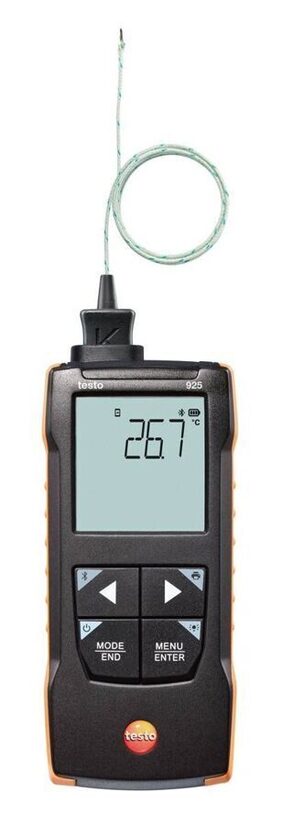 0563 0925 Testo 925 termometrs ar iespēju tam pievienot K-tipa zondi