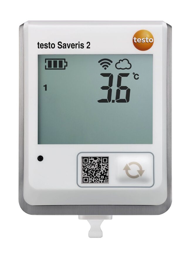 0572 2031  testo Saveris 2-T1 WiFi datu logers ar iekšēju temperatūras sensoru  