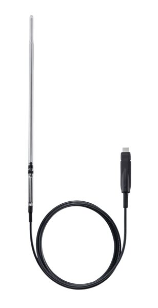 Pt100 digitāls temperatūras sensors ar stikla pārklājumu laboratorijām 0618 7072