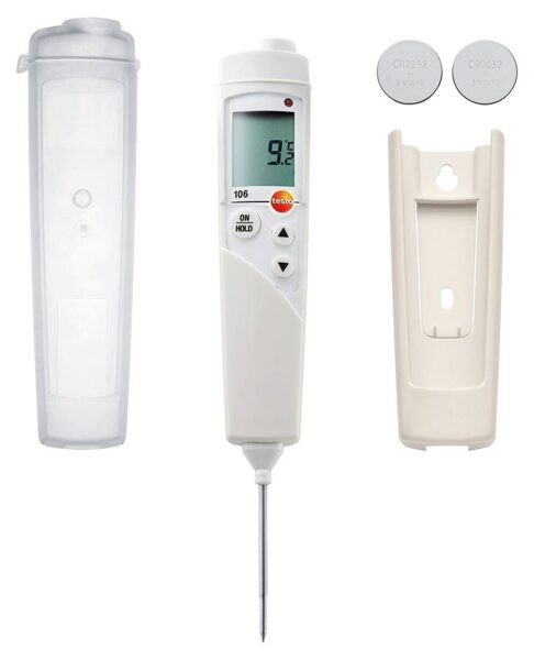 Testo 106 (0563 1063) Termometrs ar TopSafe apvalku